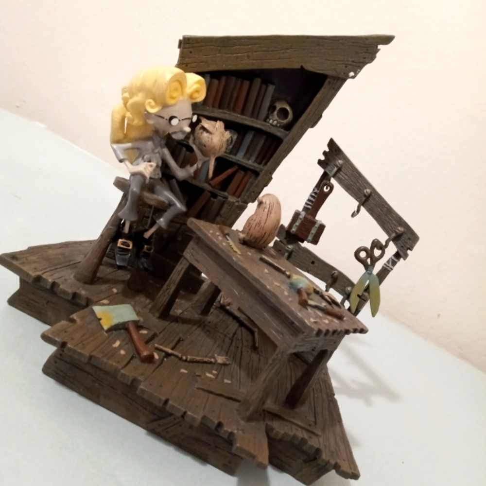2003 Gris Grimly cold cast statue Pinocchio now on Netflix movie Mint in Box